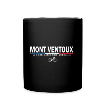 Vélo velo Mont Ventoux cycliste col ventoux - Mug uni - noir - Devant