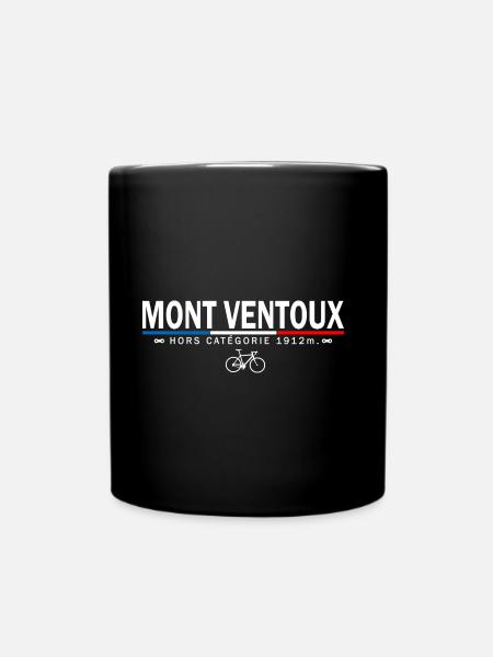 Vélo velo Mont Ventoux cycliste col ventoux - Mug uni - noir