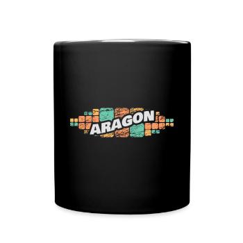 Geschenk für Aragon - Tasse einfarbig - Schwarz - Vorne