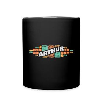 Arthur - Tasse einfarbig - Schwarz - Vorne