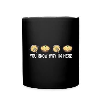 Mashed potatoes Mashed potatoes - Full Colour Mug - black - Front