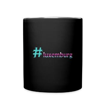 luxemburg - Tasse einfarbig - Schwarz - Vorne
