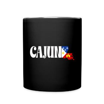 Cajun Pride Louisiane Racines Patriotique - Mug uni - noir - Devant