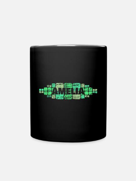 Amelia - Tasse einfarbig - Schwarz