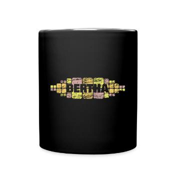 Mutti Bertha - Tasse einfarbig - Schwarz - Vorne