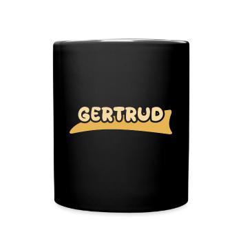 Gertrud - Tasse einfarbig - Schwarz - Vorne
