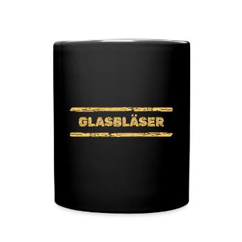 Profession Souffleur de verre - Mug uni - noir - Devant