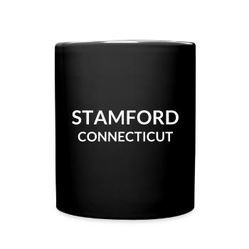 Stamford, Connecticut, USA - Full Colour Mug - black - Front