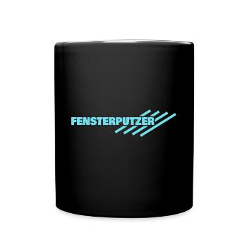 Gift for window cleaner - Full Colour Mug - black - Front