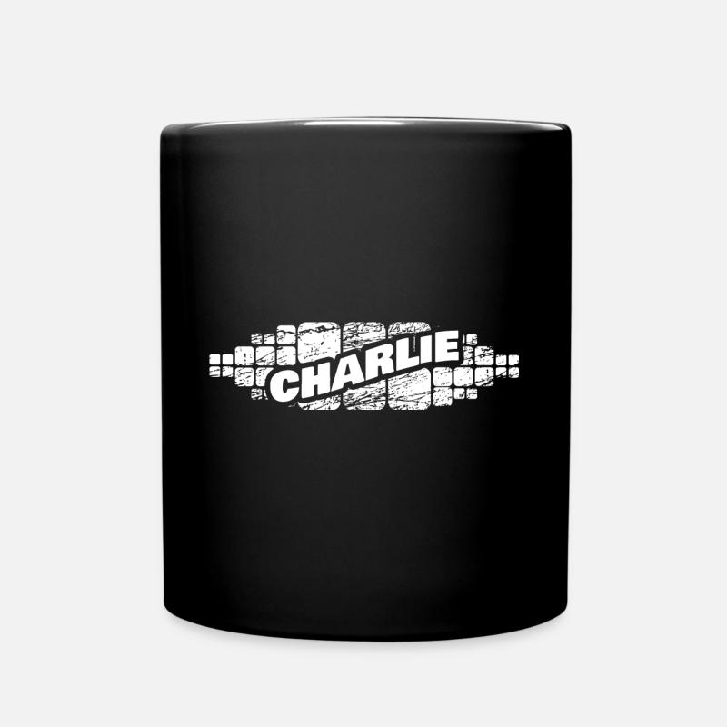 Charlie Charlie - Mug uni - noir
