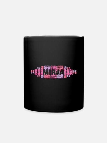 Mutti Mirja - Tasse einfarbig - Schwarz