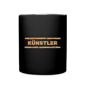 Profession : Artiste - Mug uni - noir - Devant