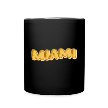 Miami as a holiday - Full Colour Mug - black - Front
