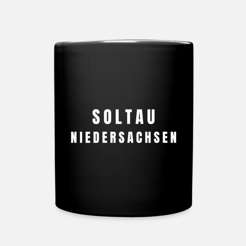 Soltau Niedersachsen - Tasse einfarbig - Schwarz