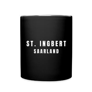 St. Ingbert Saarland - Full Colour Mug - black - Front