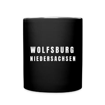 Wolfsburg Basse-Saxe - Mug uni - noir - Devant