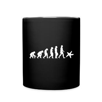 Starfish Sea Animal Evolution of Humans Animals - Full Colour Mug - black - Front