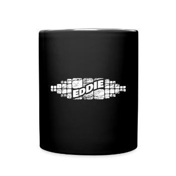 Geschenk für Eddie - Tasse einfarbig - Schwarz - Vorne