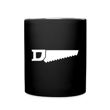 Icône de scie - Mug uni - noir - Devant