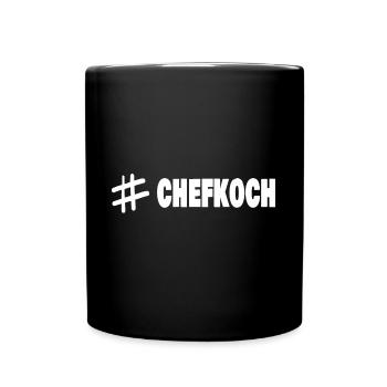 Chefkoch - Tasse einfarbig - Schwarz - Vorne