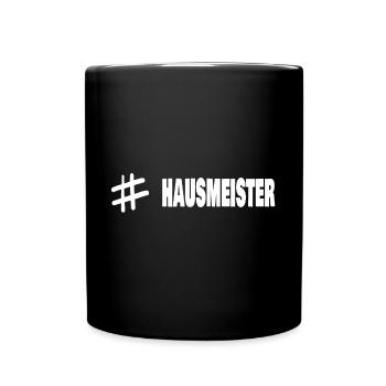 Hausmeister - Tasse einfarbig - Schwarz - Vorne