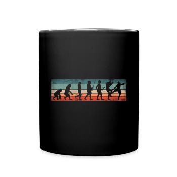 Chinese Martial Arts Chinese Boxing Sanshou - Tasse einfarbig - Schwarz - Vorne