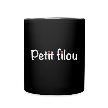 Kleiner Trickster - Lustiger Spitzname - Tasse einfarbig - Schwarz - Vorne