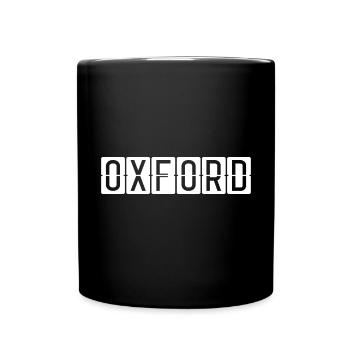 Oxford Airport Sign - Full Colour Mug - black - Front