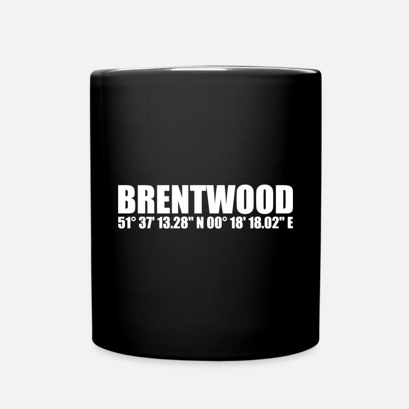 Brentwood coordinates - Full Colour Mug - black
