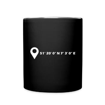 Velbert coordinates - Full Colour Mug - black - Front
