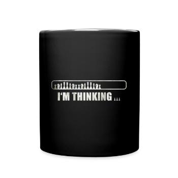 Chess - I'm thinking - Full Colour Mug - black - Front