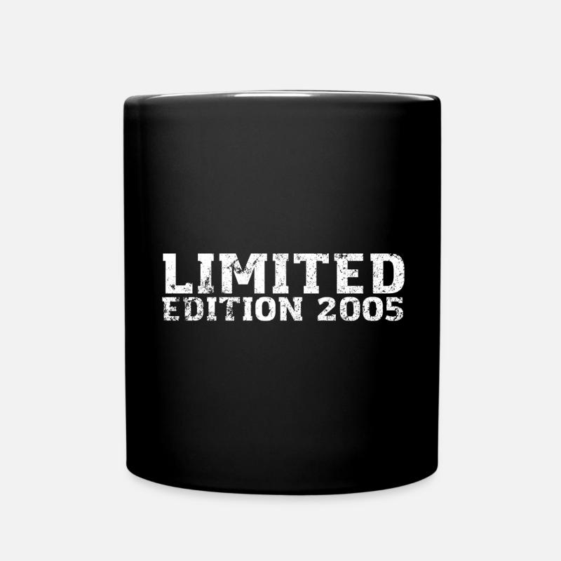 Limited Edition 2005 18. Geburtstag Geschenk - Tasse einfarbig - Schwarz