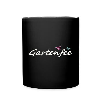 Gartenfee Süßes Motiv für Garten und Gewächshaus - Tasse einfarbig - Schwarz - Vorne
