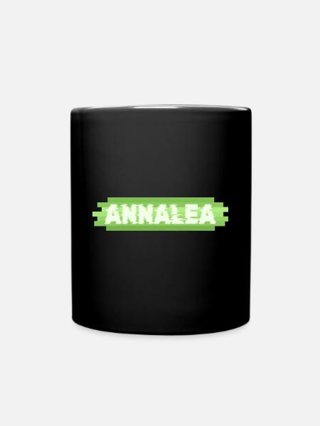 Heldin Annalea - Tasse einfarbig - Schwarz