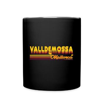Valdemossa sommerliches Urlaubs Design - Tasse einfarbig - Schwarz - Vorne