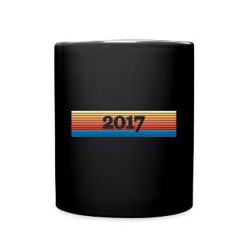 Witzig 2017 - Tasse einfarbig - Schwarz - Vorne