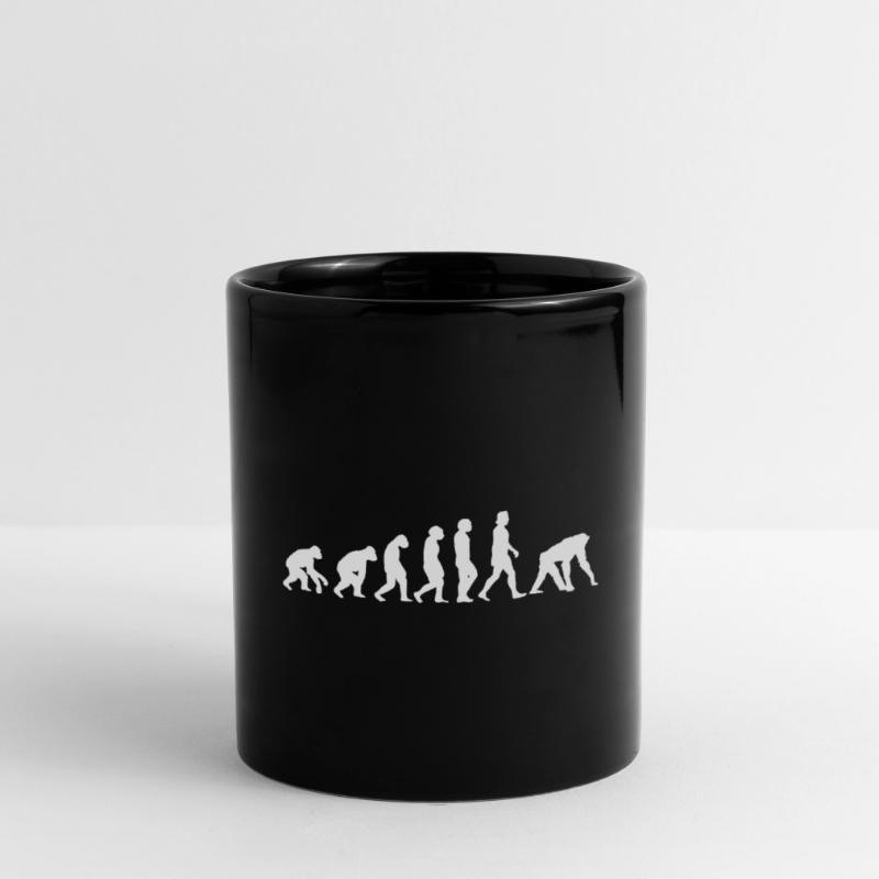 Singe Blanc Evolution Animaux Chimpanzé Mug uni