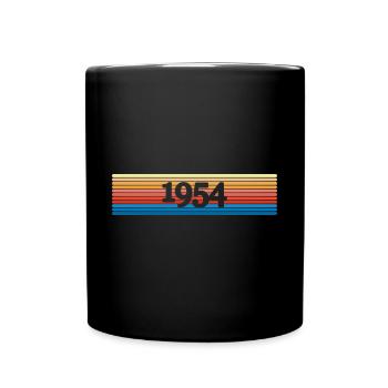 Year 1954 - Full Colour Mug - black - Front