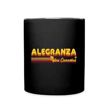 Alegranza Kanarische Insel Design - Tasse einfarbig - Schwarz - Vorne