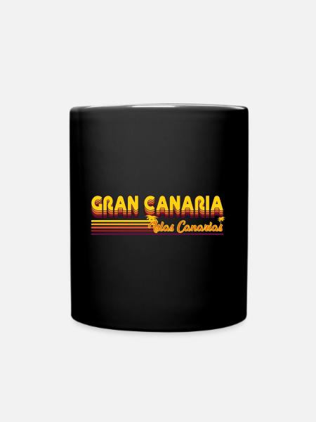 Vacances à Gran Canaria dans les îles Canaries Design - Mug uni - noir