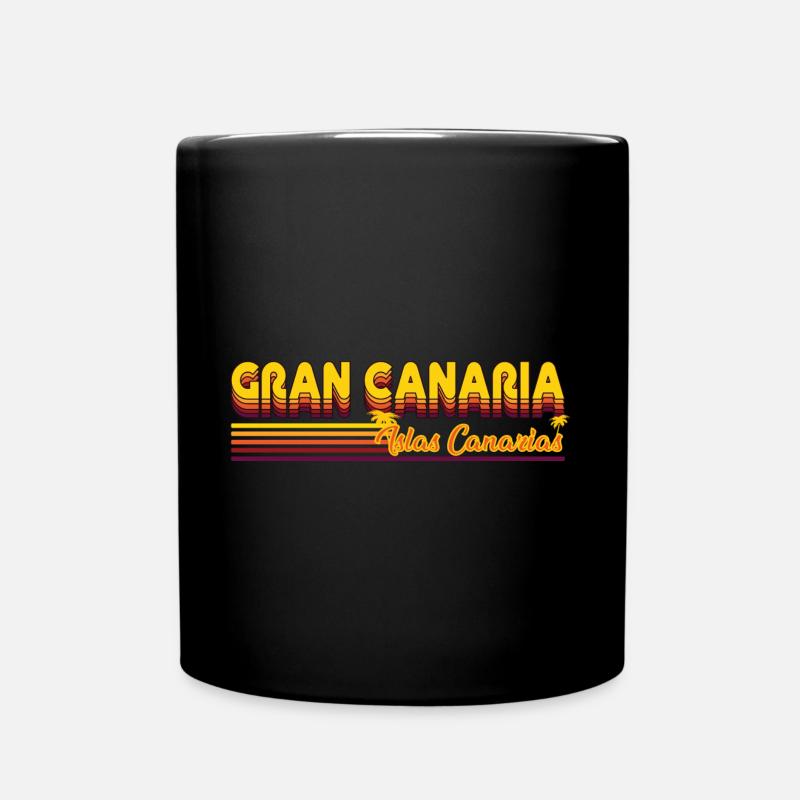 Vacances à Gran Canaria dans les îles Canaries Design - Mug uni - noir