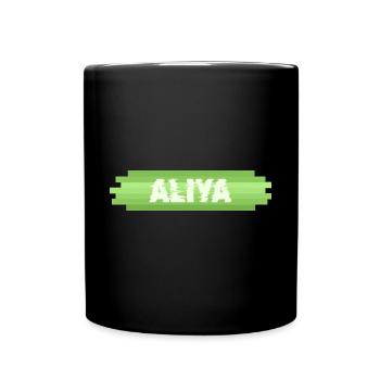 Gift for Aliya - Full Colour Mug - black - Front
