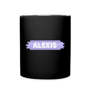 Mutter Alexis - Tasse einfarbig - Schwarz - Vorne