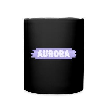 Mutter Aurora - Tasse einfarbig - Schwarz - Vorne