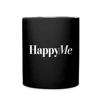 HappyMe - Full Colour Mug - black - Front