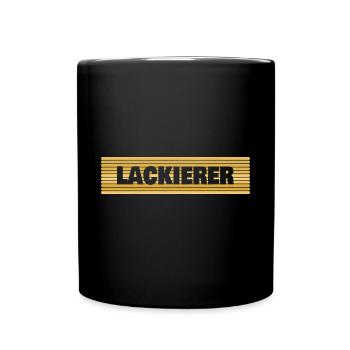 Le métier de peintre - Mug uni - noir - Devant