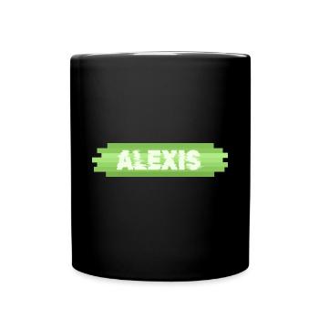 Geschenkidee Alexis - Tasse einfarbig - Schwarz - Vorne