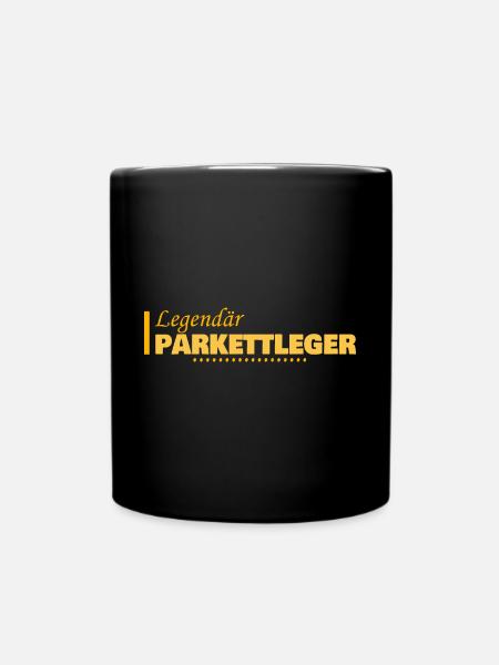 Parkettleger als Beruf - Tasse einfarbig - Schwarz