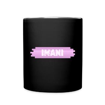 Frauenname Imani - Tasse einfarbig - Schwarz - Vorne