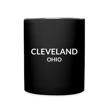 Cleveland, Ohio, États-Unis - Mug uni - noir - Devant